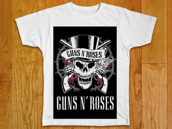 Camiseta Rock Guns N Roses