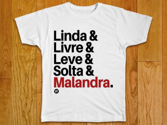 Camiseta Feminina Malandra