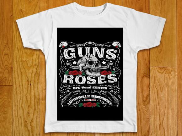 Camiseta Rock Guns Roses