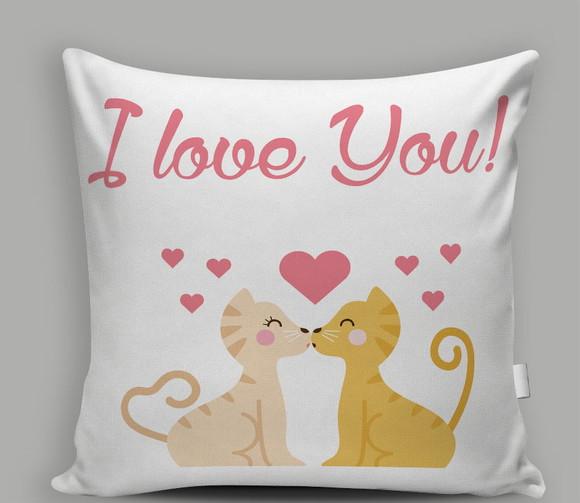 Almofada Decorativa I love You