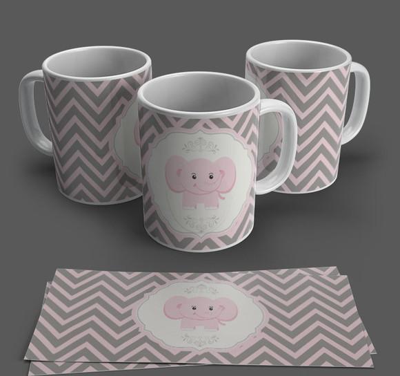 Caneca de Porcelana Elefantinho