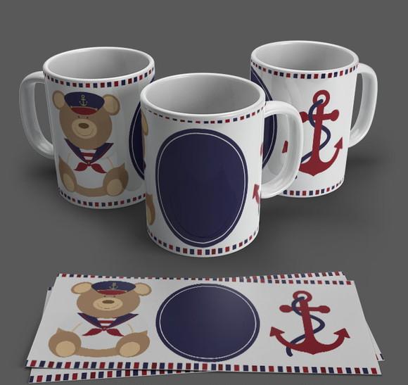 Caneca Porcelana Marinheiro