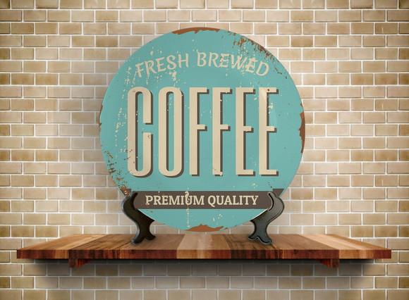 Prato Decorativo Coffee