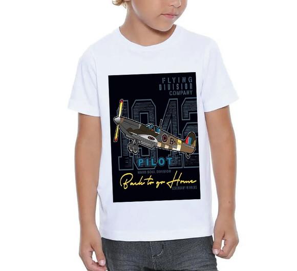 Camiseta Infantil Piloto