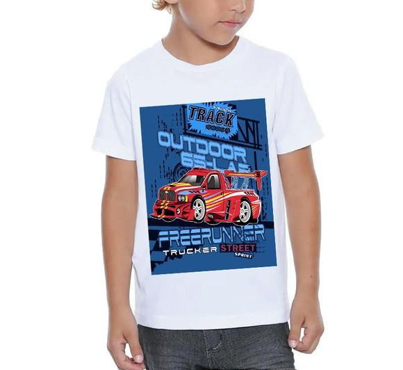 Camiseta Infantil Trucker