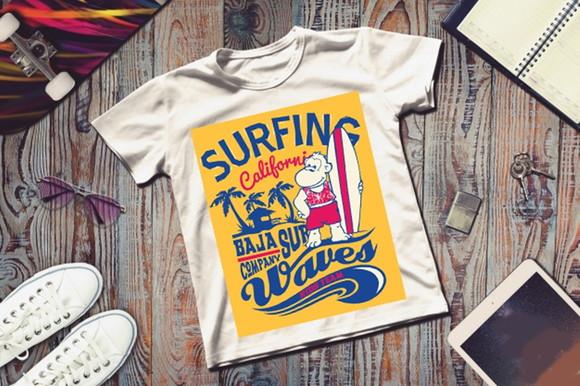 Camiseta Masculina Surfing