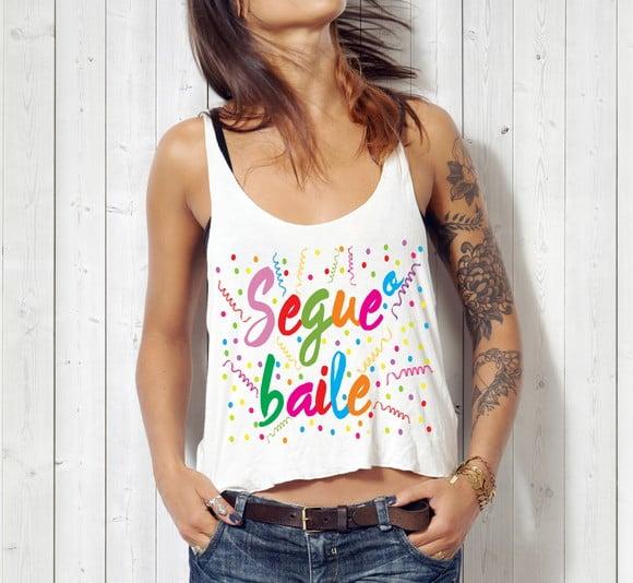 Blusa Cropped Carnaval