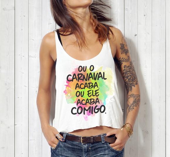 Blusa Cropped Carnaval
