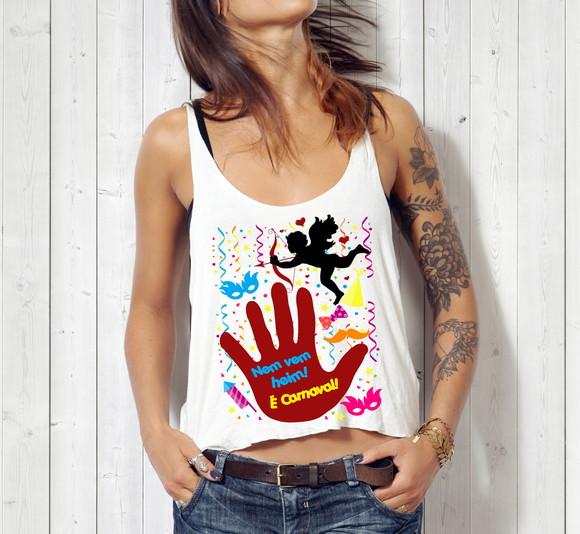 Blusa Cropped Carnaval