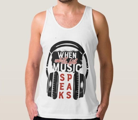 Camiseta Regata Music