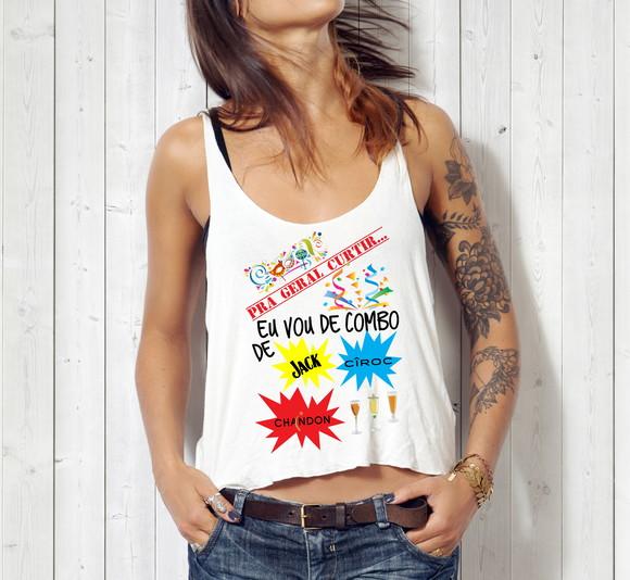 Blusa Cropped Carnaval