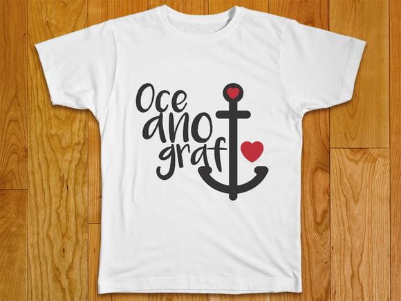 Camiseta Profissão Oceanografia