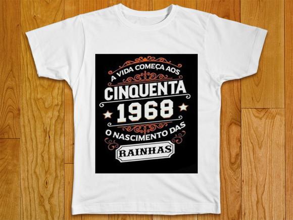 Camiseta A Vida Começa aos Cinquenta