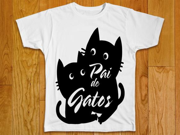 Camiseta Pai De Gato