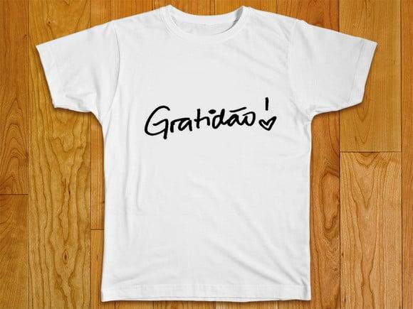 Camiseta Gratidão