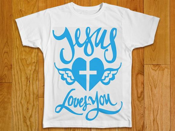 Camiseta Jesus Eu Te Amo