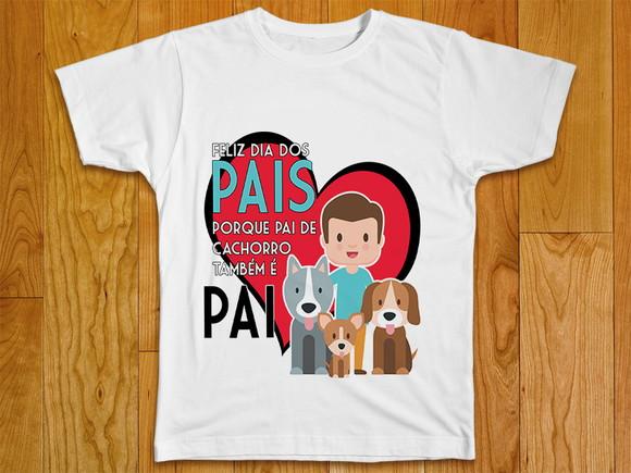 Camiseta Pai De Cachorro