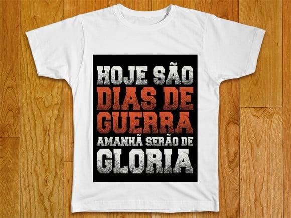 Camiseta Hoje São Dias de Guerra