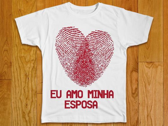 Camiseta Eu Amo Minha Esposa