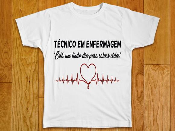 Camiseta Profissão Técnico de Enfermagem