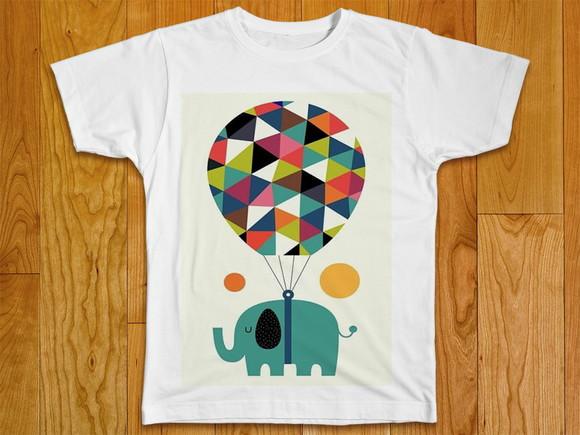 Camiseta Feminina Elefante