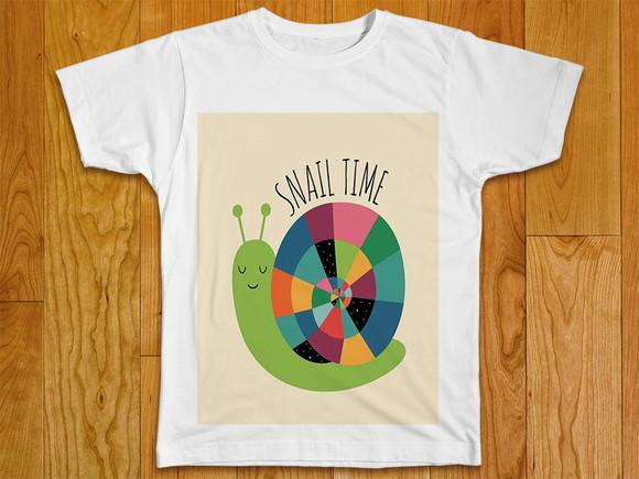 Camiseta Infantil Caracol