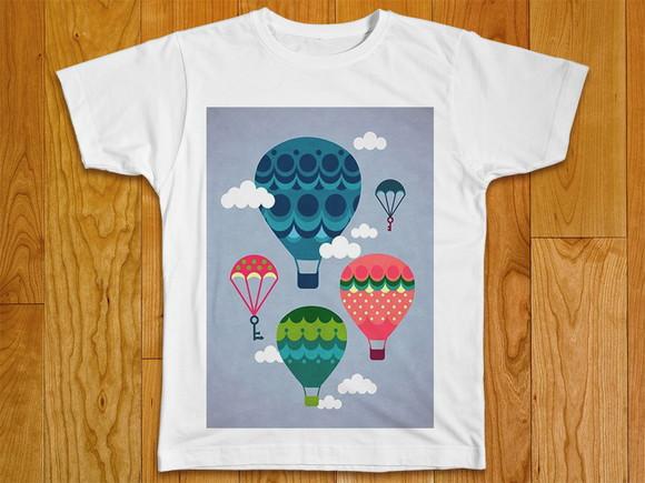 Camiseta Infantil Balões