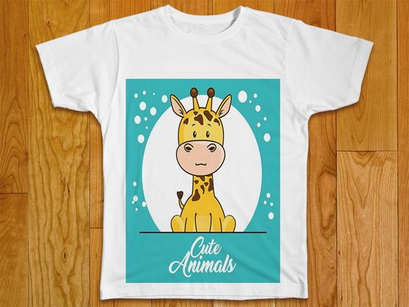 Camiseta Infantil Cute