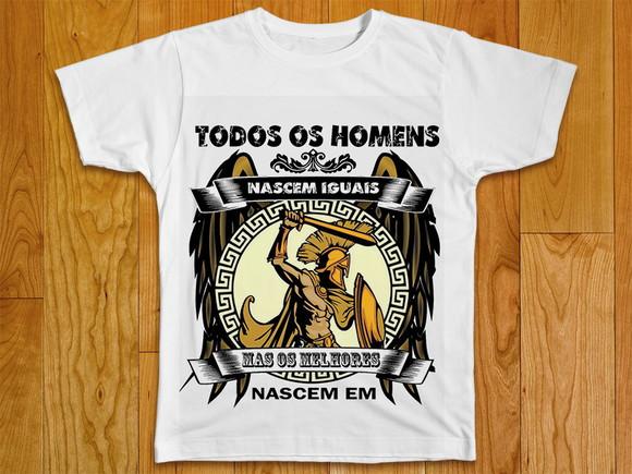 Camiseta Todos Os Homens Nascem Iguais Personalizada