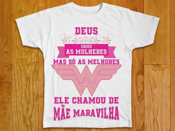 Camiseta Deus Criou As Mulheres