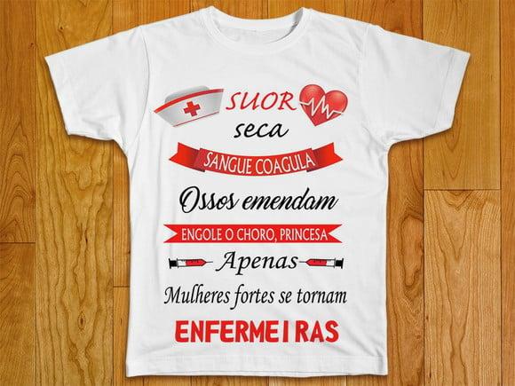 Camiseta Profissão Enfermagem