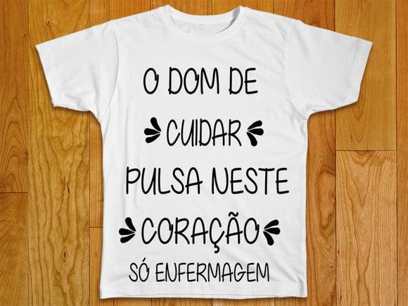 Camiseta Profissão Enfermagem