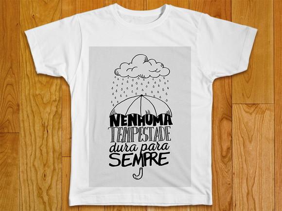 Camiseta com Frase