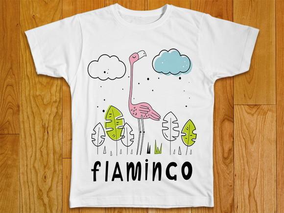 Camiseta Flamingo