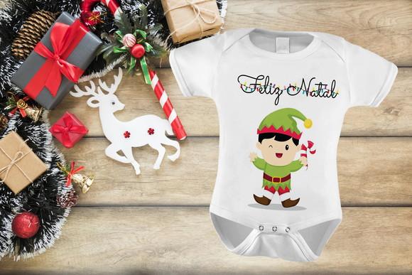 Body Infantil para o Natal