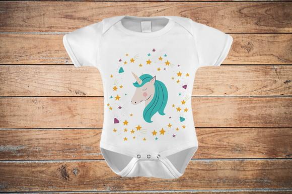 Body Infantil Unicórnio