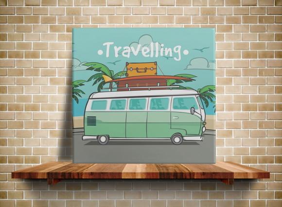 Azulejo Decorativo Kombi