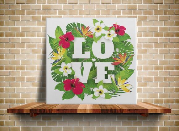 Azulejo Decorativo Love