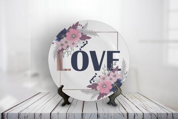 Prato Decorativo Love