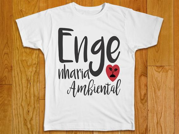 Camiseta Profissão Engenharia Ambiental