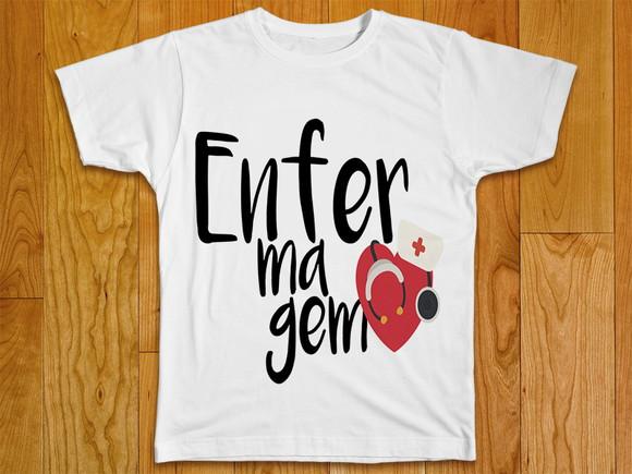 Camiseta Profissão Enfermagem