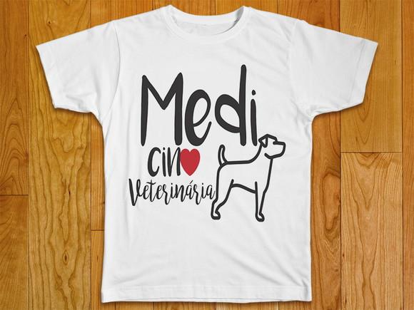 Camiseta Profissão Medicina Veterinária