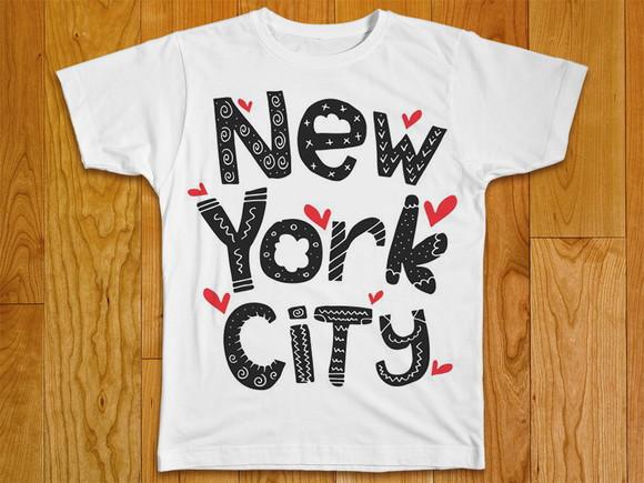 Camiseta Feminina New York City