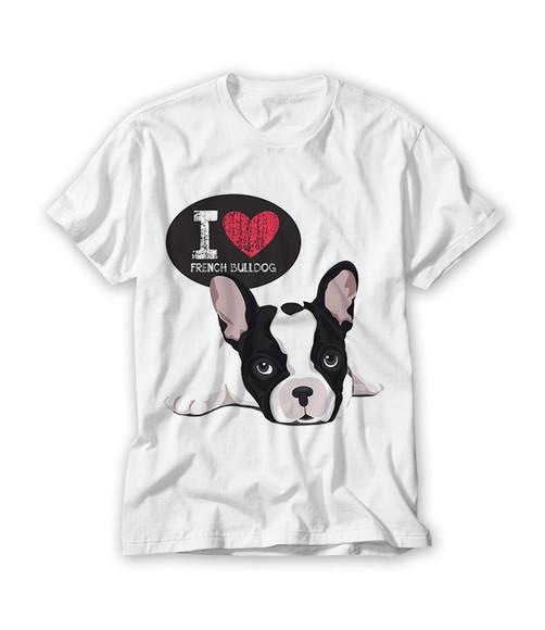 Camiseta I Love Bulldog