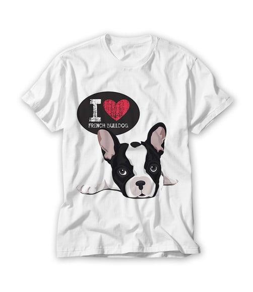 Camiseta I Love Bulldog