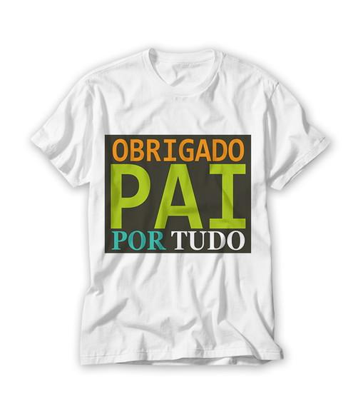Camiseta Pai Obrigado Por Tudo