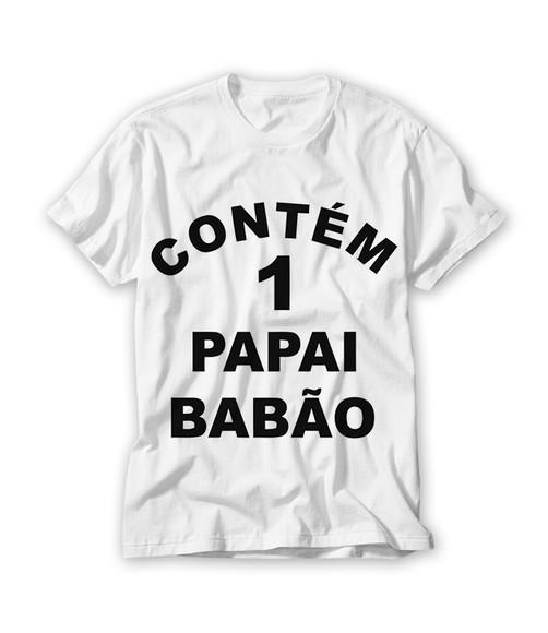 Camiseta Contém Um Pai Babão