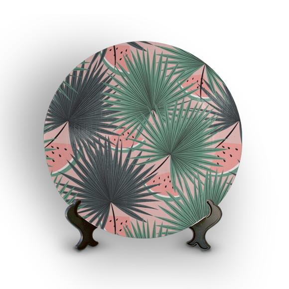 Prato Decorativo Tropical