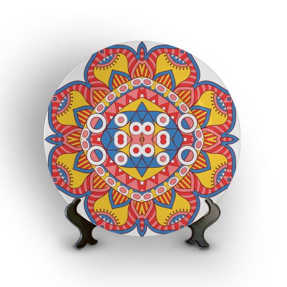 Prato Decorativo Mandala