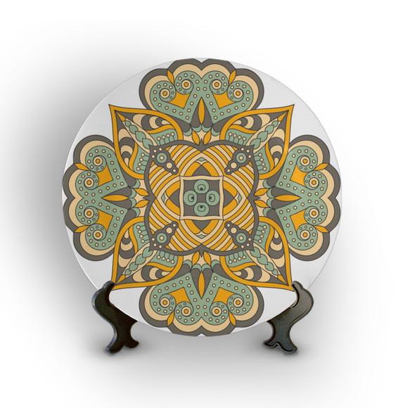 Prato Decorativo Mandala